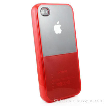 Case for iPhone 4, Made of TPU and PC Materials with Translucence and Toughness